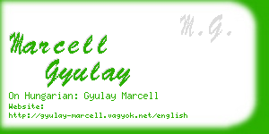 marcell gyulay business card